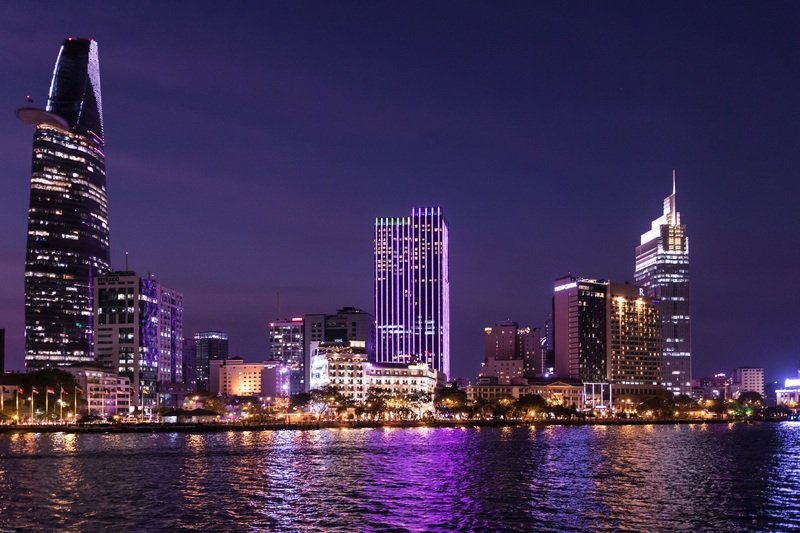 Water Horizon Architecture Skyline Night City 1040272 Pxhere.com
